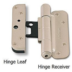 Bright Brass Hinge 2594861, Andersen Windows & Doors 200 Series Inswing  Patio Door Hinges