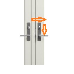 Testing a Hinged Patio Door Lock Mechanism for Proper Operation