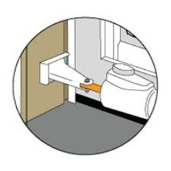 Grease or Oil on Door Closer Rod
